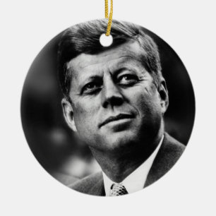 John F Kennedy President Keramisch Ornament