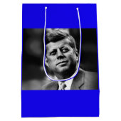 John F Kennedy President Medium Cadeauzakje (Achterkant)
