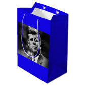 John F Kennedy President Medium Cadeauzakje (Achterkant Gekanteld)