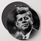 John F Kennedy President Ronde Button 6,0 Cm (Voorkant /achterkant)