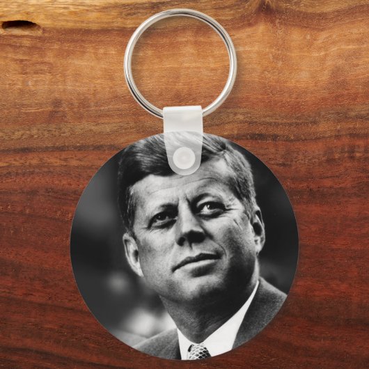 John F Kennedy President Sleutelhanger (Voorkant)