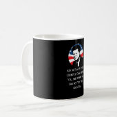 John F Kennedy Quote JFK Inauguration 2021 Gift Koffiemok (Voorkant links)