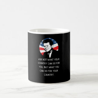 John F Kennedy Quote JFK Inauguration 2021 Gift Koffiemok