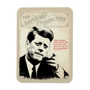 John F. Kennedy Quote Magneet
