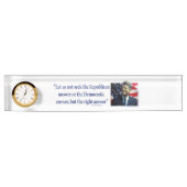 John F. Kennedy Quote Naambordje (Voorkant)