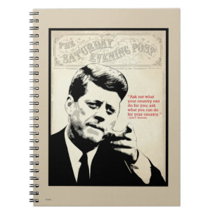John F. Kennedy Quote Notitieboek