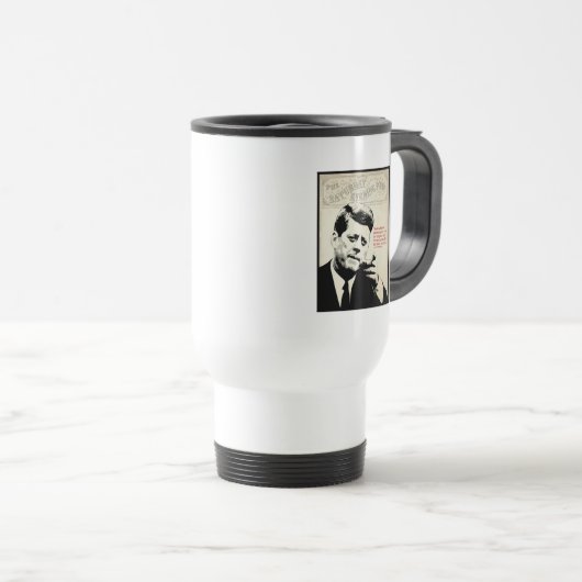 John F. Kennedy Quote Reisbeker (Voorkant rechts)