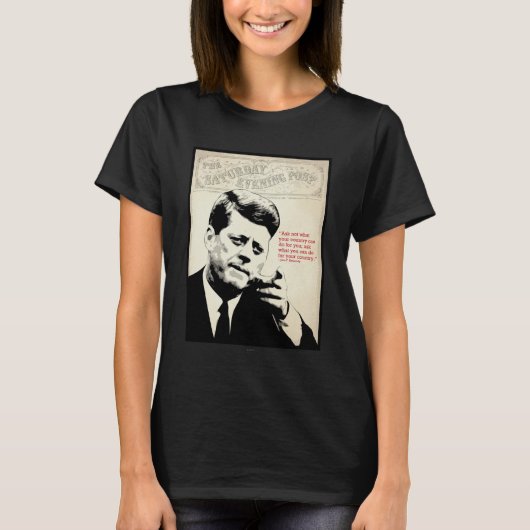 John F. Kennedy Quote T-shirt (Voorkant)