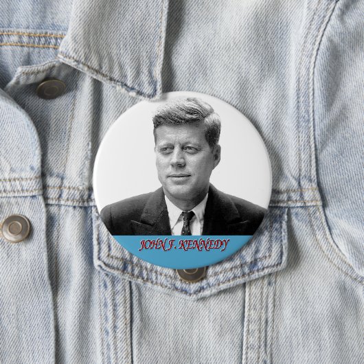 John F. Kennedy Ronde Button 4,0 Cm (In situ)