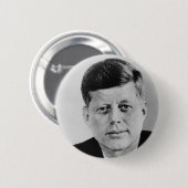 John F. Kennedy Ronde Button 5,7 Cm (Voorkant /achterkant)