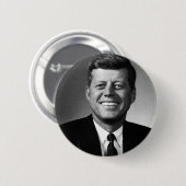 John F. Kennedy Ronde Button 5,7 Cm (Voorkant /achterkant)