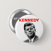 John F Kennedy Ronde Button 5,7 Cm (Voorkant /achterkant)