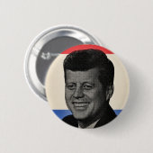 John F Kennedy Ronde Button 5,7 Cm (Voorkant /achterkant)