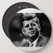 John F Kennedy Ronde Button 6,0 Cm (Voorkant /achterkant)