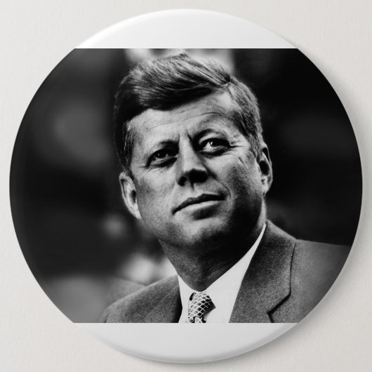John F Kennedy Ronde Button 6,0 Cm (Voorkant)