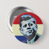 John F Kennedy Ronde Button 7,6 Cm (Voorkant /achterkant)