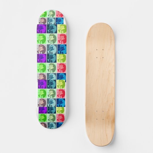 John F Kennedy Skateboard (Voorkant)