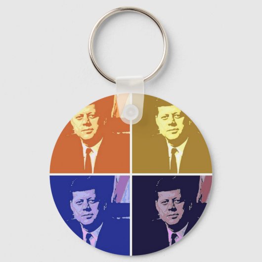 John F Kennedy Sleutelhanger (Voorkant)