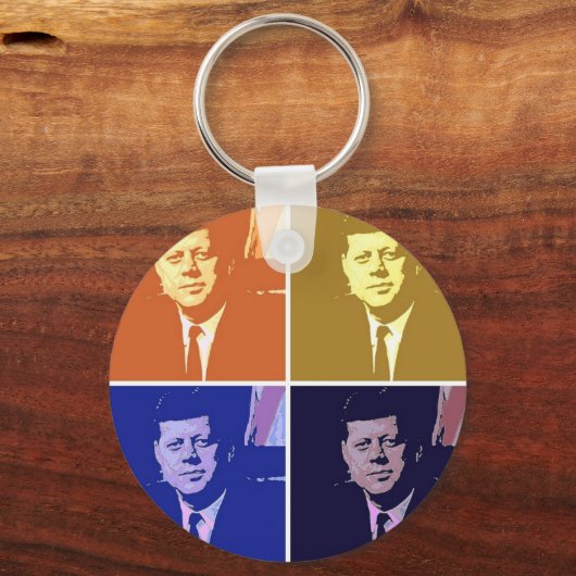 John F Kennedy Sleutelhanger (Voorkant)