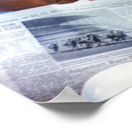 John F Kennedy Smoking Poster (Hoek)