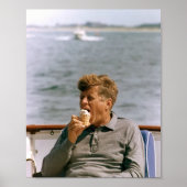 John F Kennedy Smoking Poster (Voorkant)