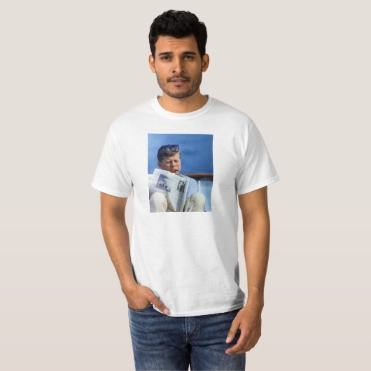 John F Kennedy Smoking T-shirt (Voorkant volledig)