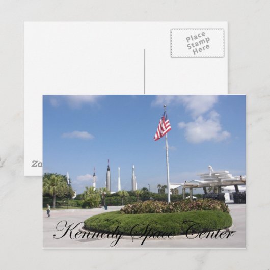 John F. Kennedy Space Center Briefkaart (Voorkant / Achterkant)