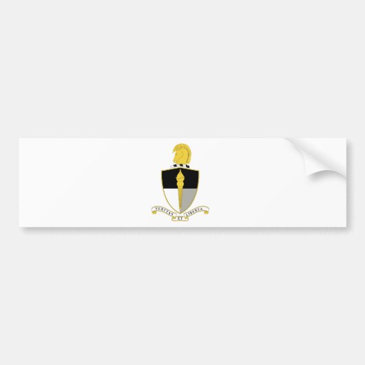 John F Kennedy Special Warfare Center en School Bumpersticker (Voorkant)