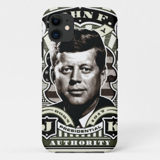 John F. Kennedy  Stamp Art iPhone 11 Hoesje