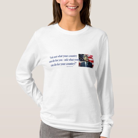 John F. Kennedy T-shirt (Voorkant)