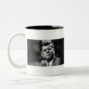 John F Kennedy Tweekleurige Koffiemok