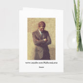 John F Kennedy van het president Fractal het Feestdagen Kaart (Achterkant)