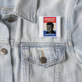 John F Kennedy Vierkante Button 5,1 Cm (In situ)