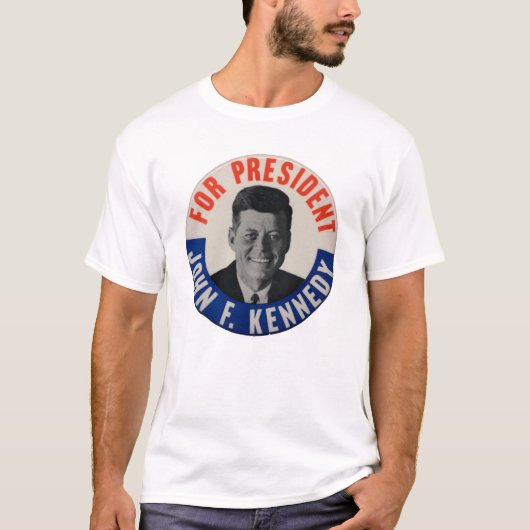 John F. Kennedy voor de president! T-shirt (Voorkant)