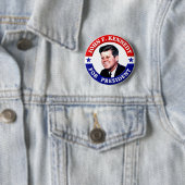 John F Kennedy voor President Ronde Button 5,7 Cm (In situ)