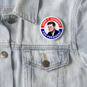 John F Kennedy voor President Ronde Button 5,7 Cm (In situ)