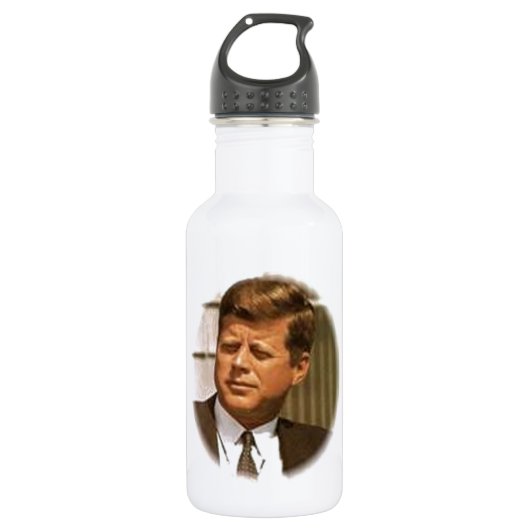 John F Kennedy Waterfles (Voorkant)