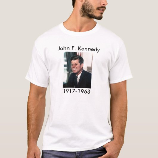 John F. Kennedy, White House Photo Portret T-shirt (Voorkant)
