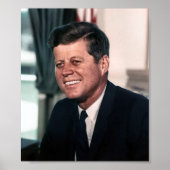 John F. Kennedy Whitehouse Portrait Poster (Voorkant)