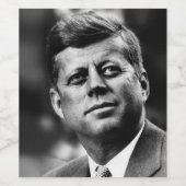 John F Kennedy Wijn Etiket (Enkel label)