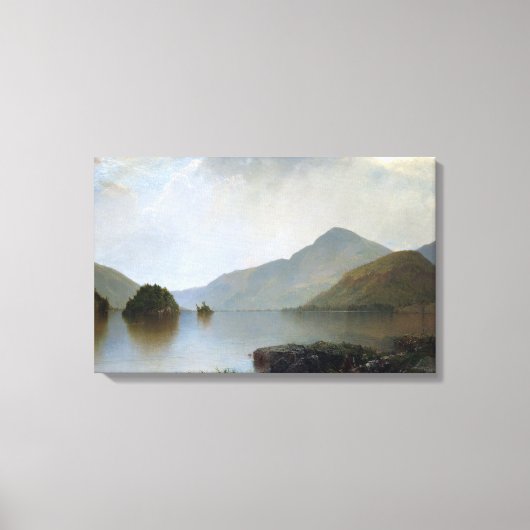 John F Kensett Lake George Canvas Afdruk (Voorkant)