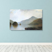 John F Kensett Lake George Canvas Afdruk (Insitu (Houten vloer))