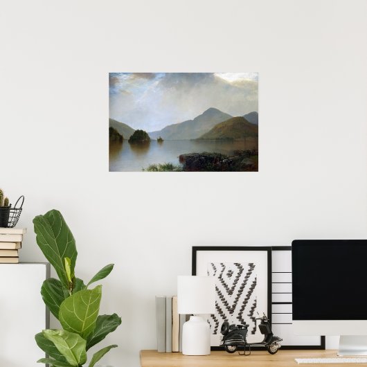 John F Kensett Lake George Poster (Thuiskantoor)