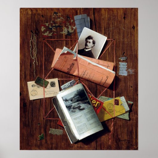 John F. Peto Kantoor Board Poster (Voorkant)