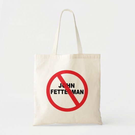 John Fetterman Danger Tote Bag (Voorkant)
