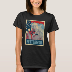 John Fetterman voor Pennsylvania Senaat 2022 Retro T-shirt