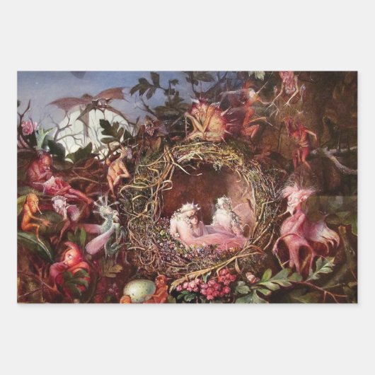 John Fitzgerald Fantasy Fine Art Fairy Inpakpapier Vel (Voorkant 2)