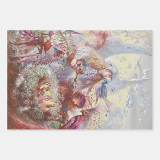 John Fitzgerald Fantasy Fine Art Fairy Inpakpapier Vel (Voorkant)
