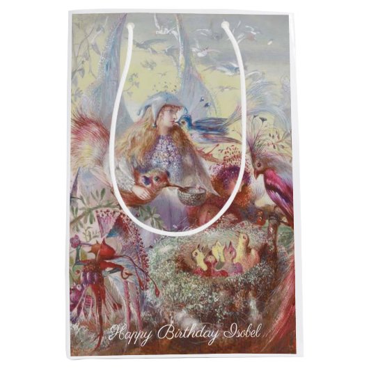 John Fitzgerald Fantasy Fine Art Fairy Medium Cadeauzakje (Voorkant)