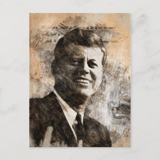 John Fitzgerald Kennedy Briefkaart